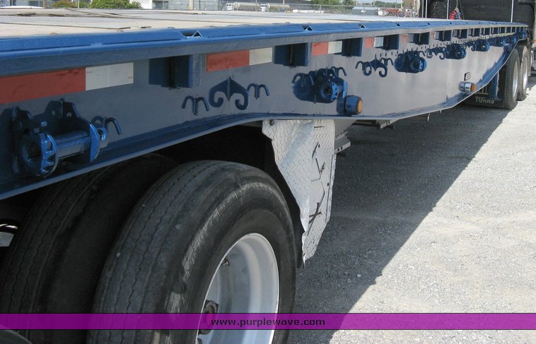 image for item 5015 1999 Western Trailers 45' flat bed hopper trailer