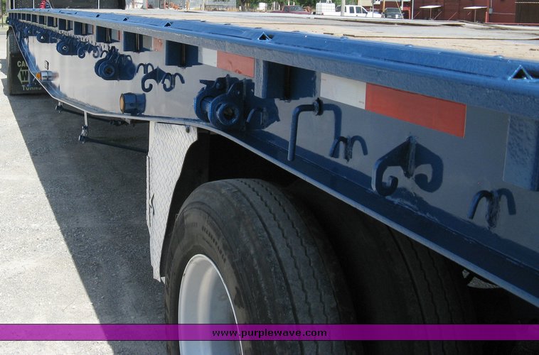 image for item 5015 1999 Western Trailers 45' flat bed hopper trailer