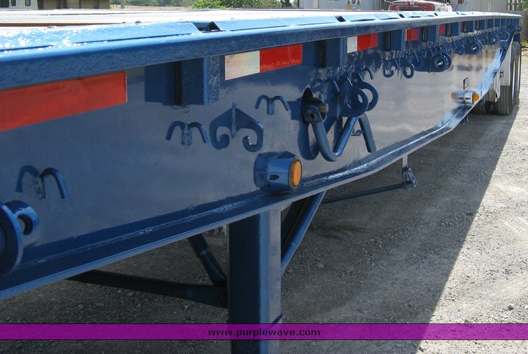 image for item 5015 1999 Western Trailers 45' flat bed hopper trailer