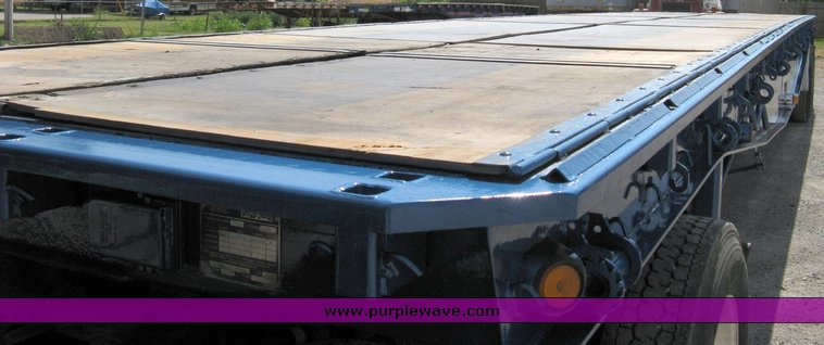 image for item 5015 1999 Western Trailers 45' flat bed hopper trailer