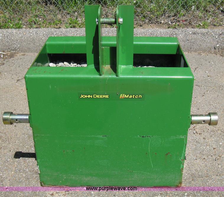 John Deere iMatch ballast box in Derby, KS Item 5022 sold Purple Wave