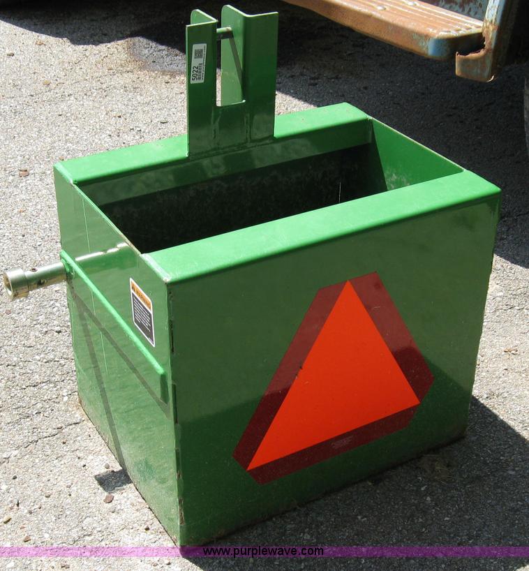 John Deere iMatch ballast box in Derby, KS Item 5022 sold Purple Wave