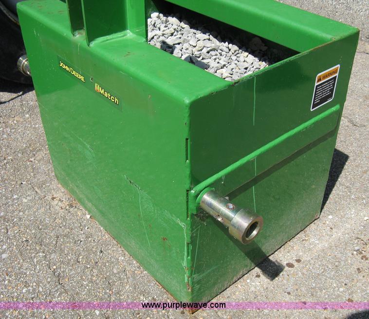 John Deere iMatch ballast box in Derby, KS Item 5022 sold Purple Wave