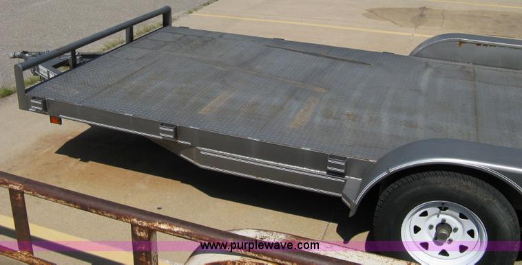 image for item 5028 2006 Buck Dandy 18' tandem axle flat bed trailer