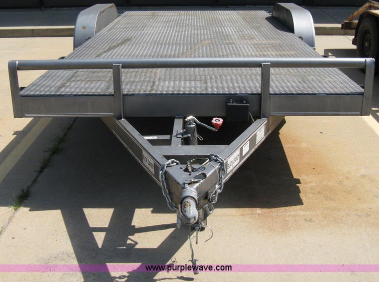 image for item 5028 2006 Buck Dandy 18' tandem axle flat bed trailer