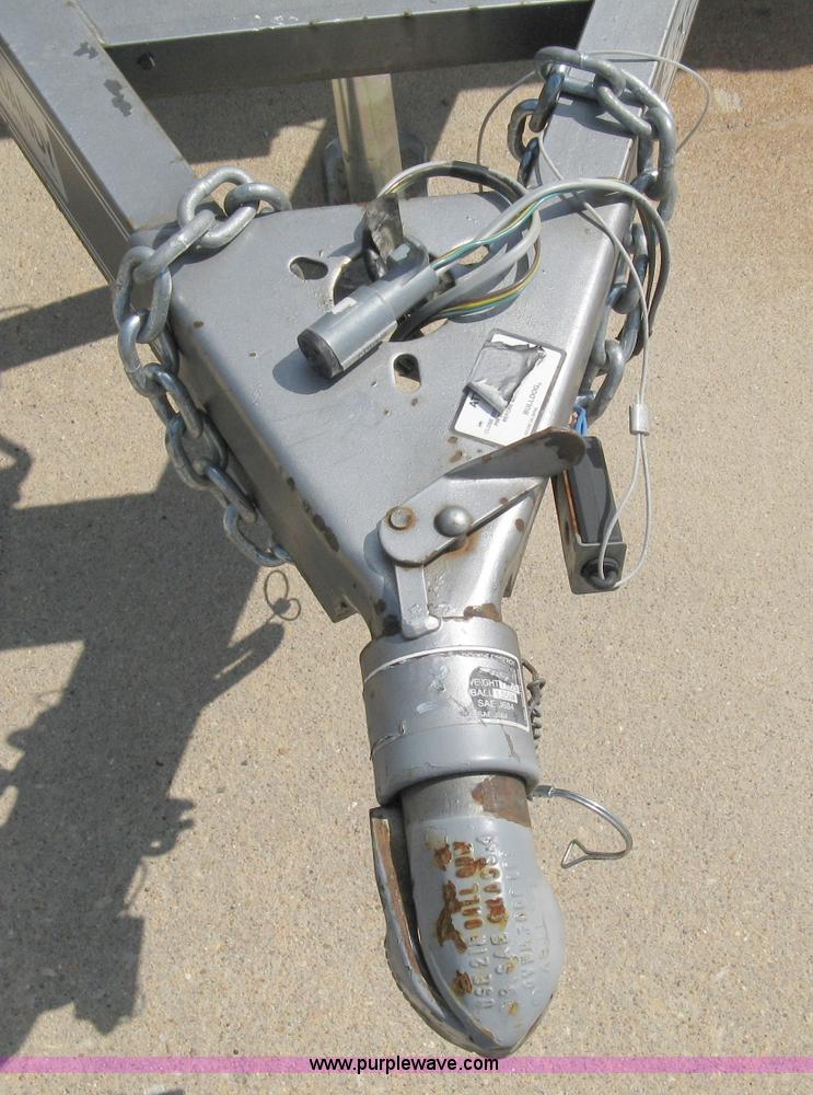 image for item 5028 2006 Buck Dandy 18' tandem axle flat bed trailer