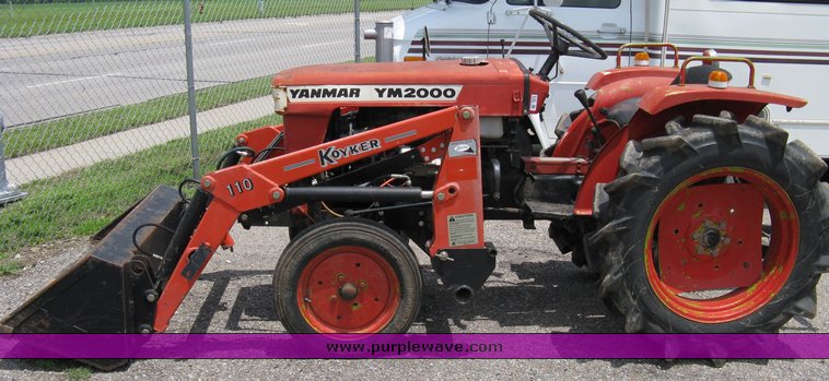 image for item 6120 Yanmar YM2000 compact tractor with loader