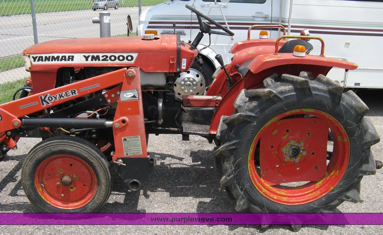 image for item 6120 Yanmar YM2000 compact tractor with loader