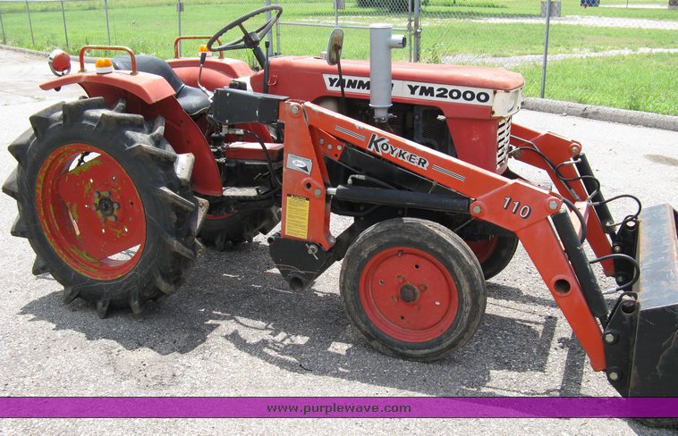 image for item 6120 Yanmar YM2000 compact tractor with loader