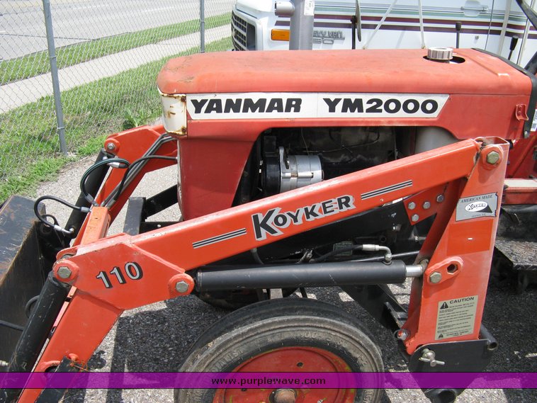 image for item 6120 Yanmar YM2000 compact tractor with loader