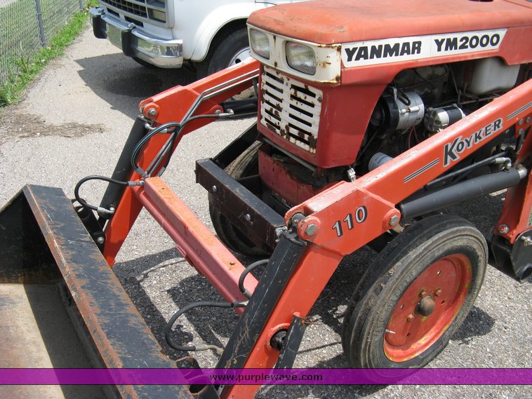 image for item 6120 Yanmar YM2000 compact tractor with loader