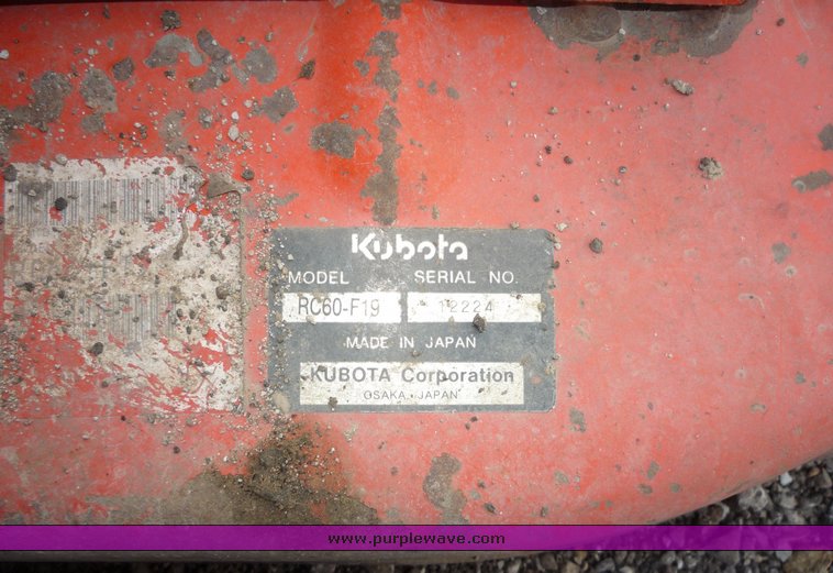 image for item 6594 Kubota GF1800 zero turn mower