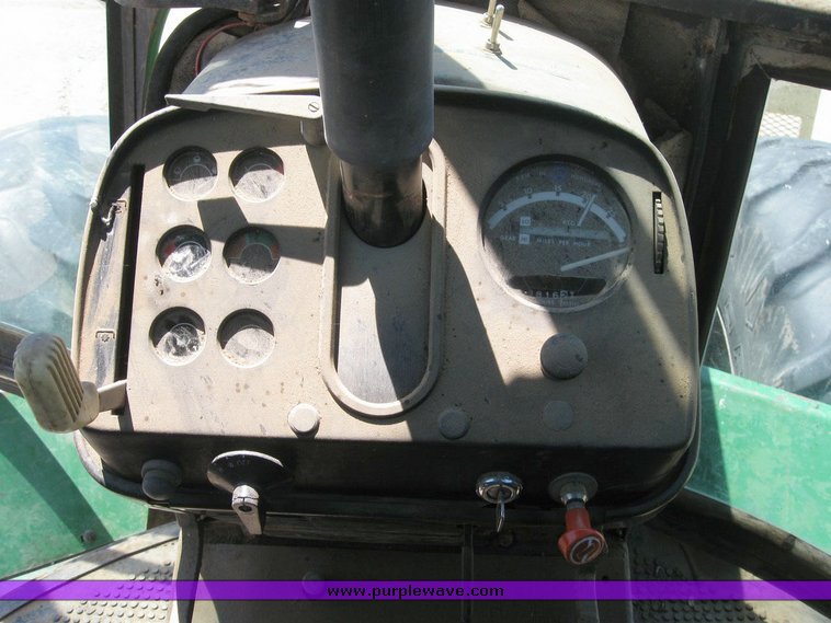 image for item 6794 1975 John Deere 8430 4WD tractor with dozer blade