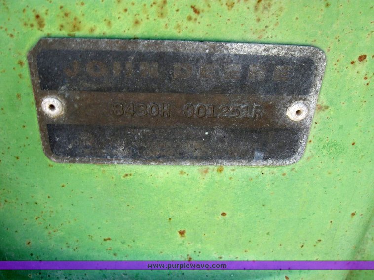 image for item 6794 1975 John Deere 8430 4WD tractor with dozer blade