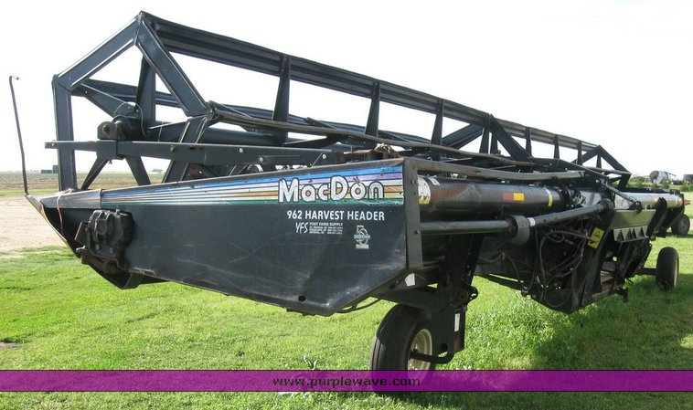 image for item 6804 1999 Mac Don 962 36' draper header