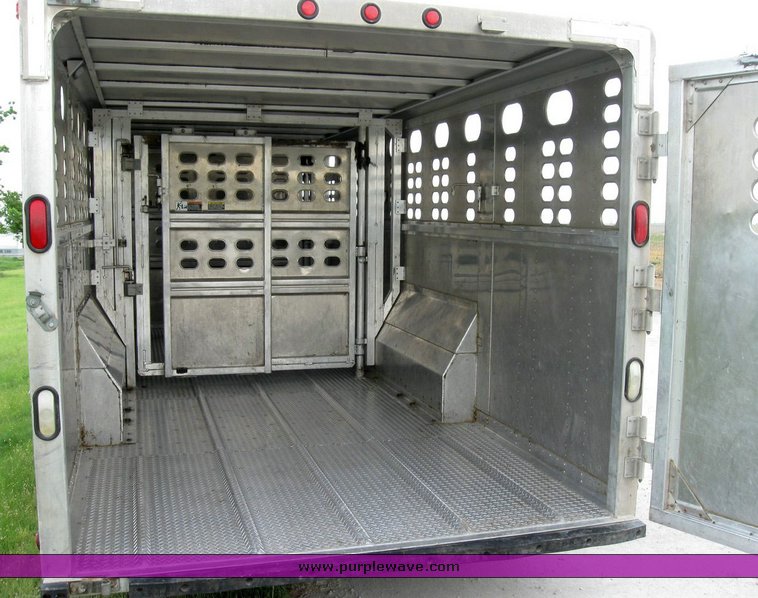 image for item 6844 2004 Wilson PSGN-9026T 26' gooseneck aluminum trailer