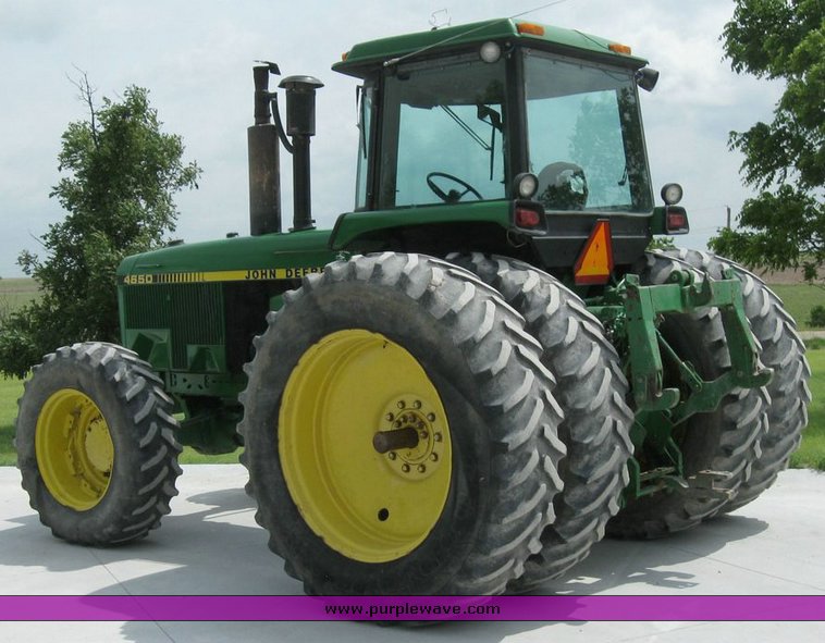 image for item 6845 1988 John Deere 4650 MFWD tractor