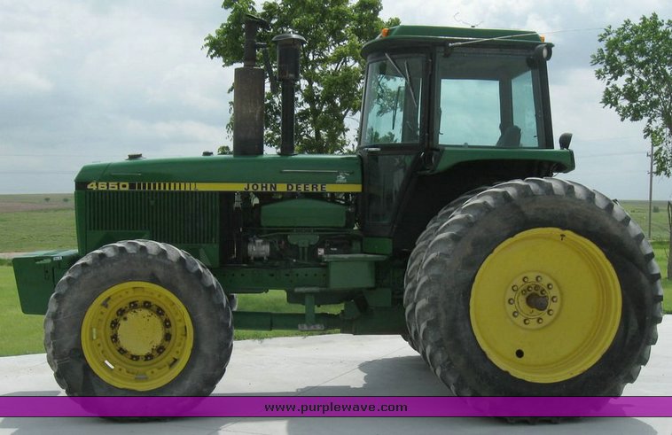 image for item 6845 1988 John Deere 4650 MFWD tractor