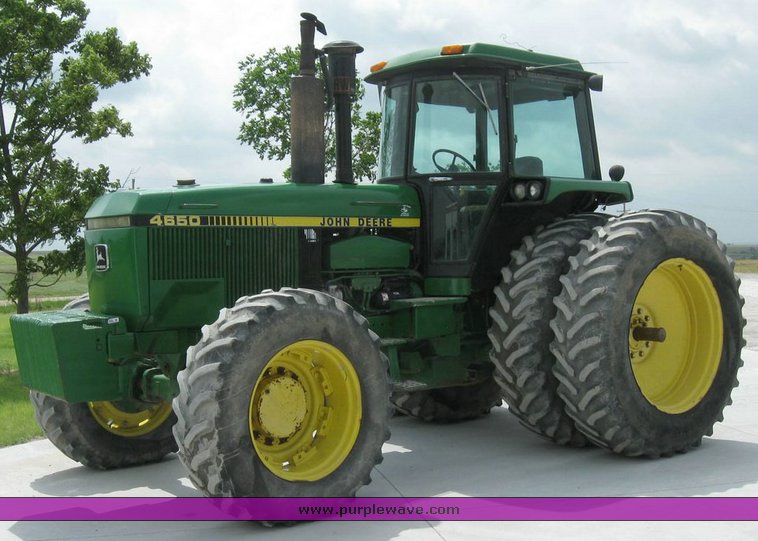 image for item 6845 1988 John Deere 4650 MFWD tractor