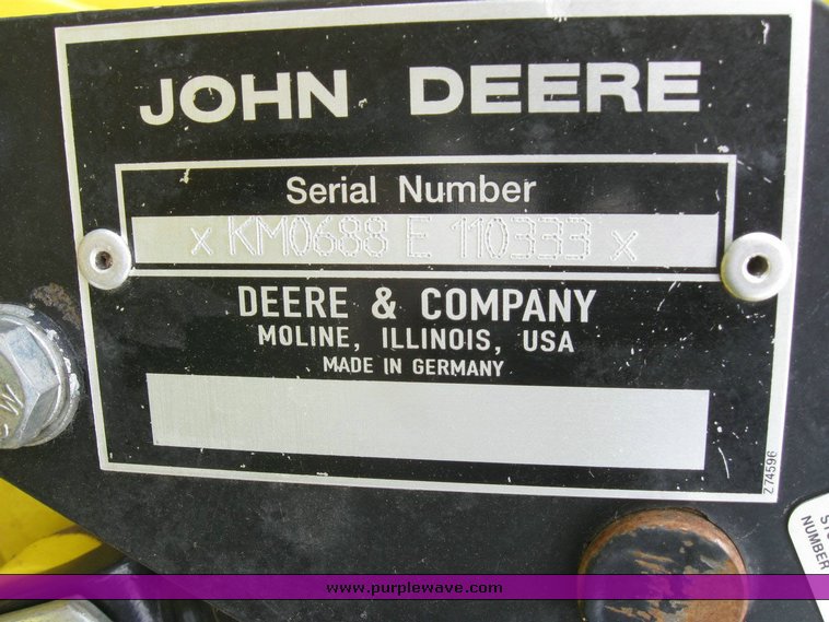 image for item 6848 2008 John Deere 688 Kemper style forage head