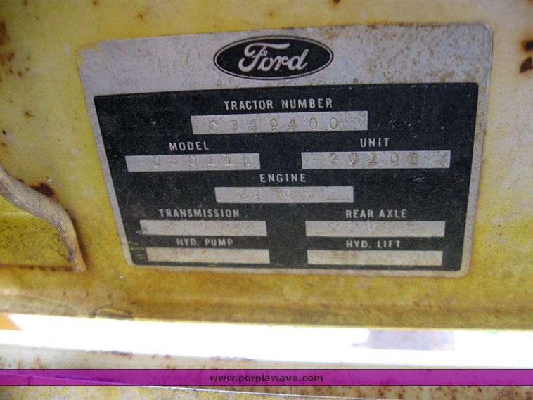 image for item 7247 Ford 4500 industrial tractor