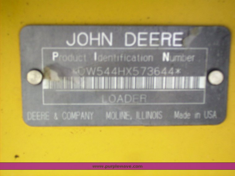 image for item 7070 1999 John Deere 544H wheel loader