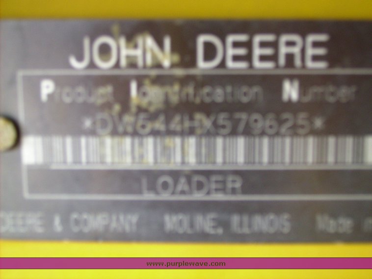 image for item 7081 2000 John Deere 544H wheel loader