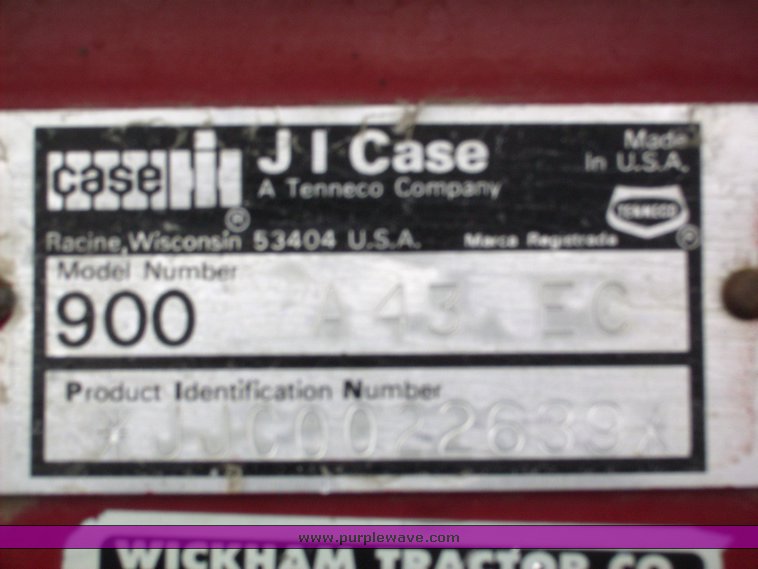 image for item 7339 1992 Case IH 900 A43EC Cyclo air planter