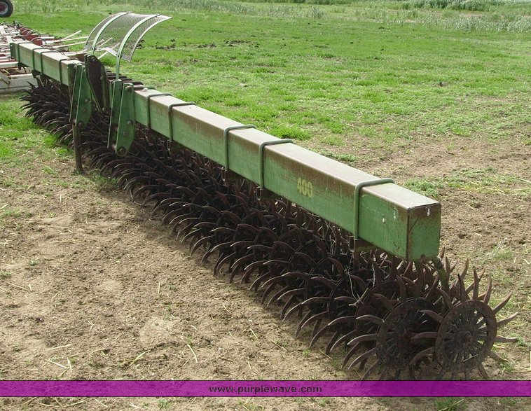 image for item 7347 1975 John Deere 400 rotary hoe
