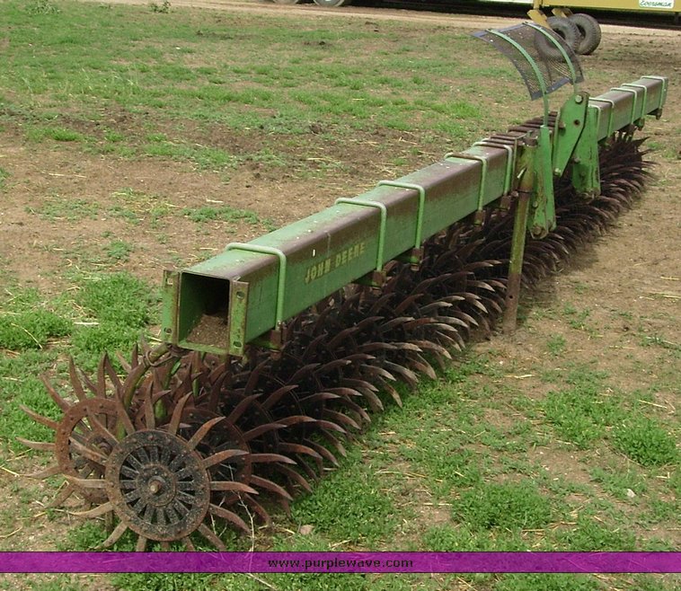 image for item 7347 1975 John Deere 400 rotary hoe