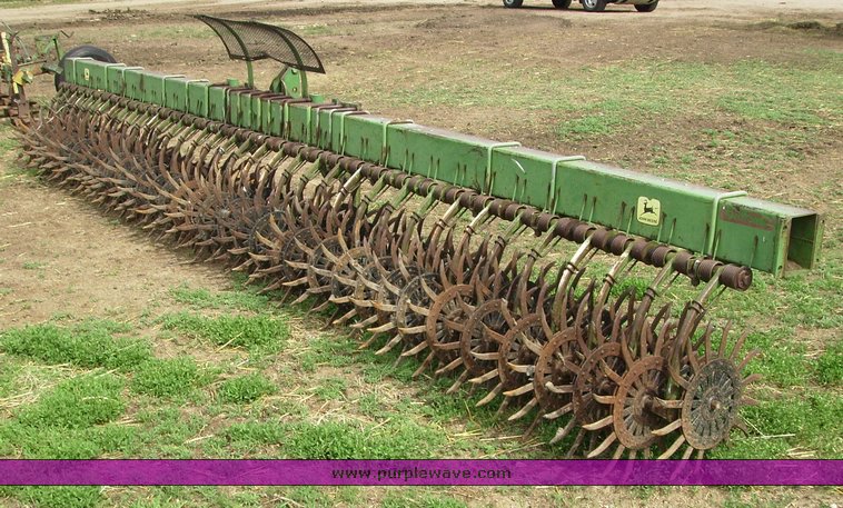 image for item 7347 1975 John Deere 400 rotary hoe