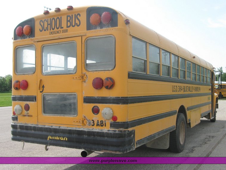 image for item 2278 1993 Ford B700F  65 passenger school bus