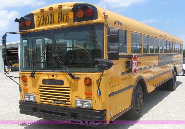 image for item 2502 1996 International Series 3000 Genesis school bus