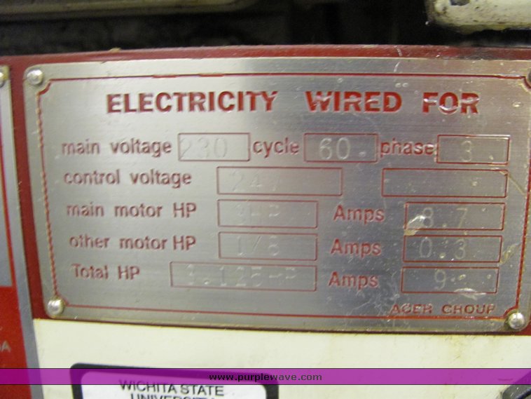 image for item 6082 Acer Dymanic 1340G metal lathe