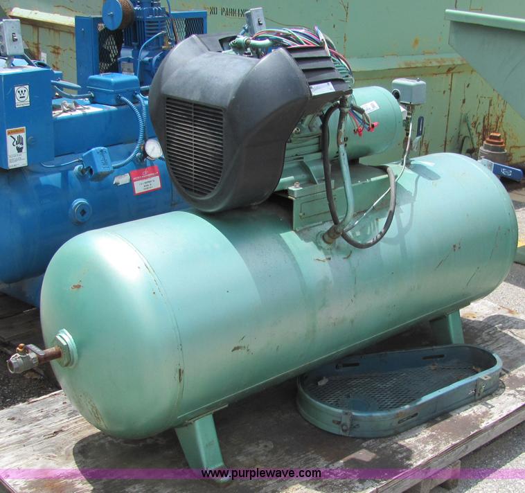 Doerr 80 gallon air compressor in Wichita, KS Item 6131 sold Purple Wave