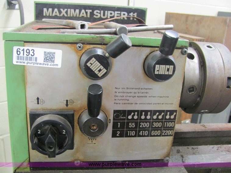 image for item 6193 Emco Maximat Super II metal lathe
