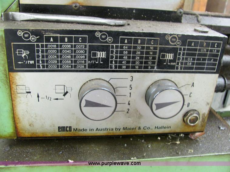 image for item 6193 Emco Maximat Super II metal lathe