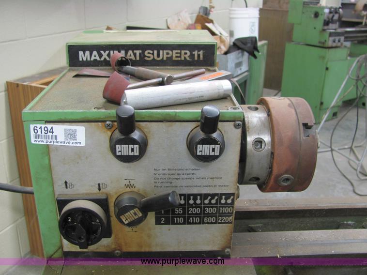 image for item 6194 Emco Maximat Super II metal lathe