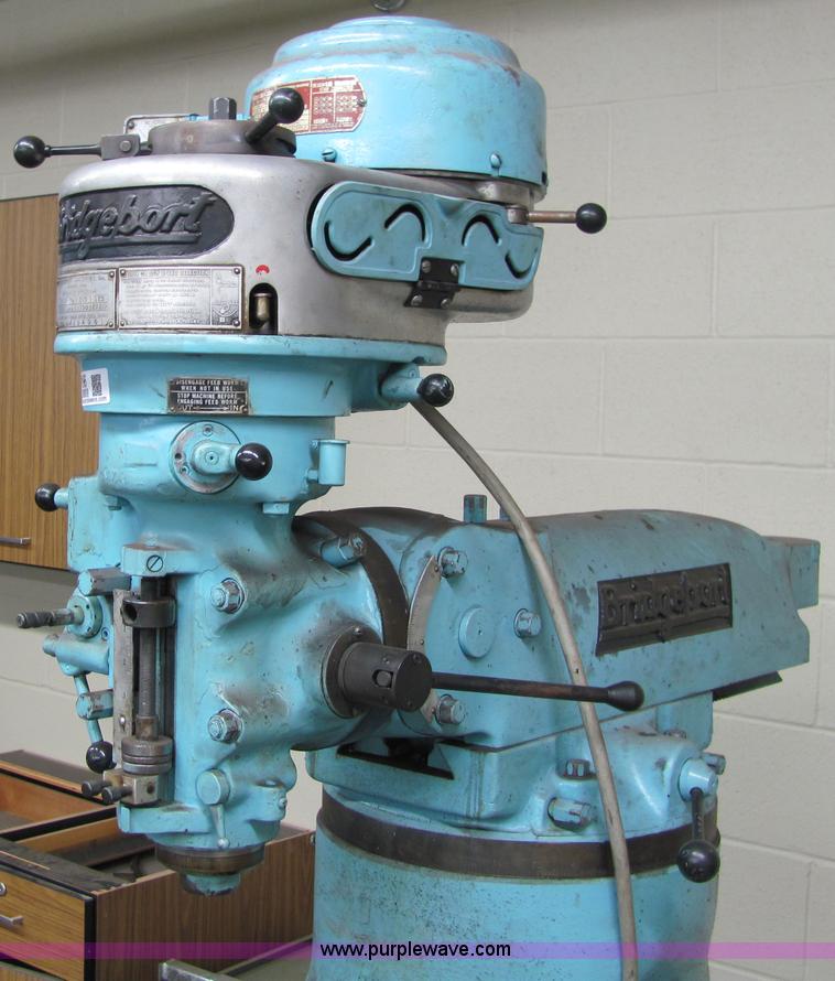 image for item 6196 Bridgeport vertical milling machine