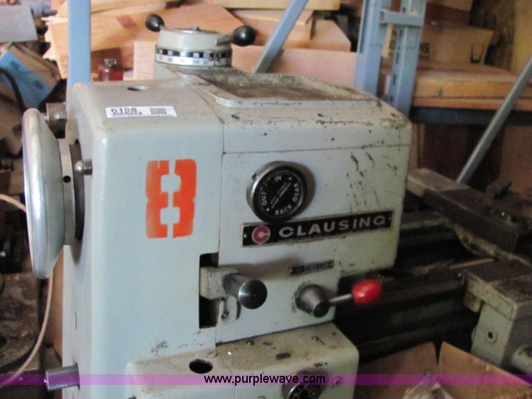 image for item 6198 Clausing metal lathe