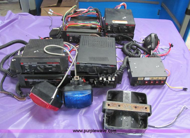 image for item 6492 (7) Federal PA300 electronic siren control