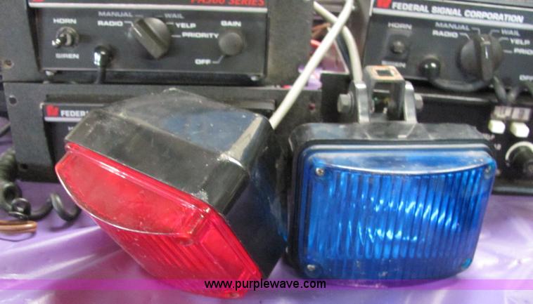 image for item 6492 (7) Federal PA300 electronic siren control