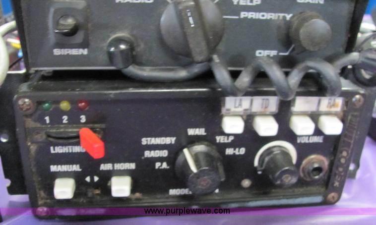 image for item 6492 (7) Federal PA300 electronic siren control