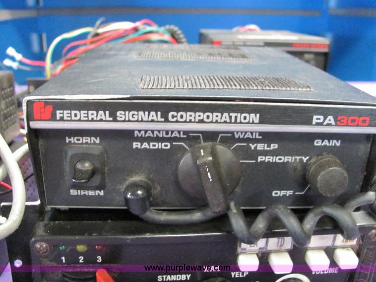 image for item 6492 (7) Federal PA300 electronic siren control
