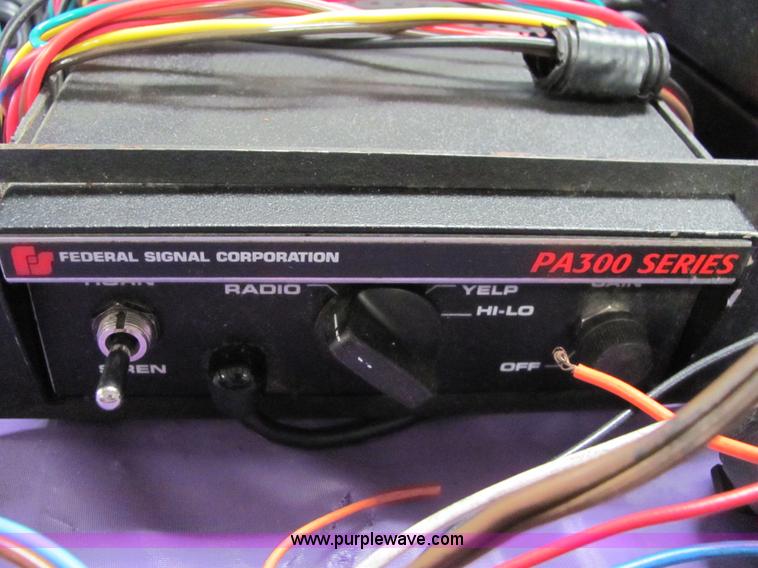 image for item 6492 (7) Federal PA300 electronic siren control