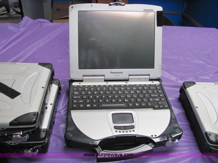 image for item 6494 (4) Panasonic Toughbook laptop computers