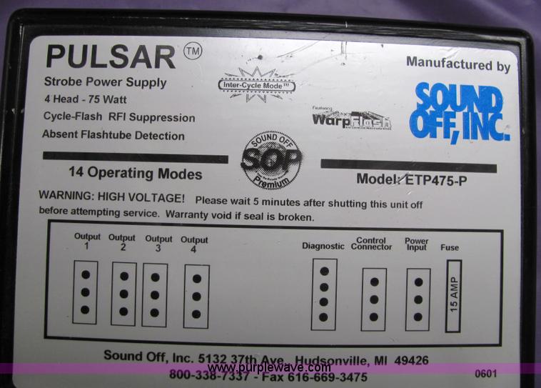 image for item 6495 Pulsar strobe power supply