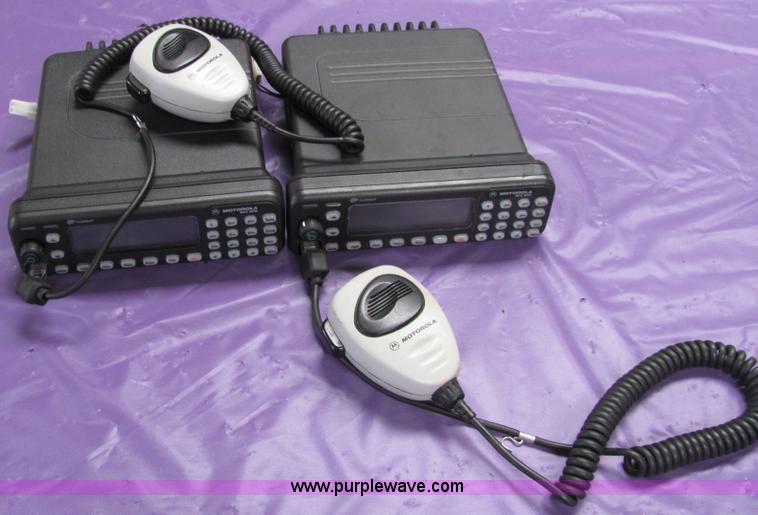 image for item 6496 (2) Motorola MCS 2000 radios