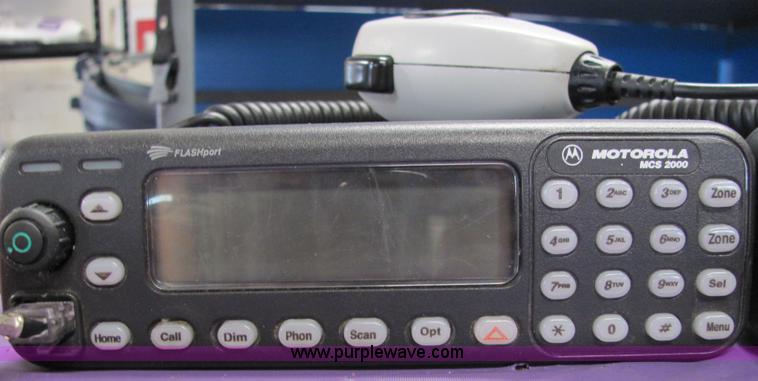 image for item 6496 (2) Motorola MCS 2000 radios