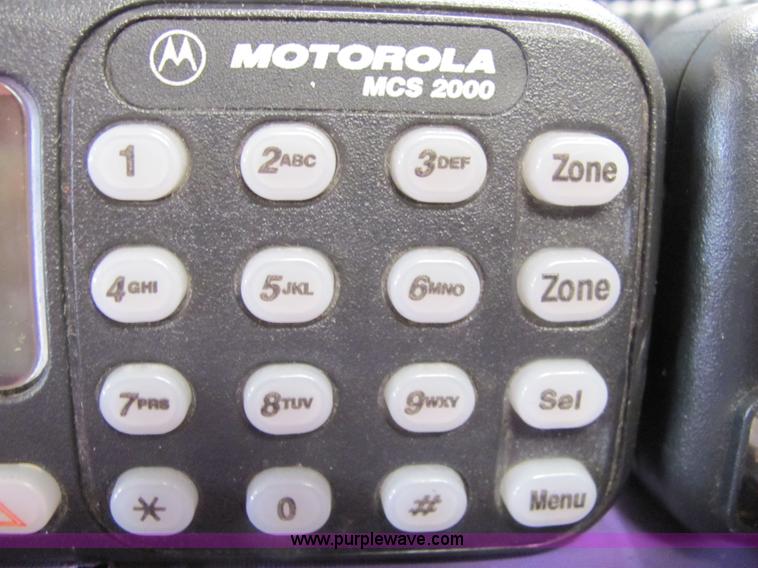 image for item 6496 (2) Motorola MCS 2000 radios